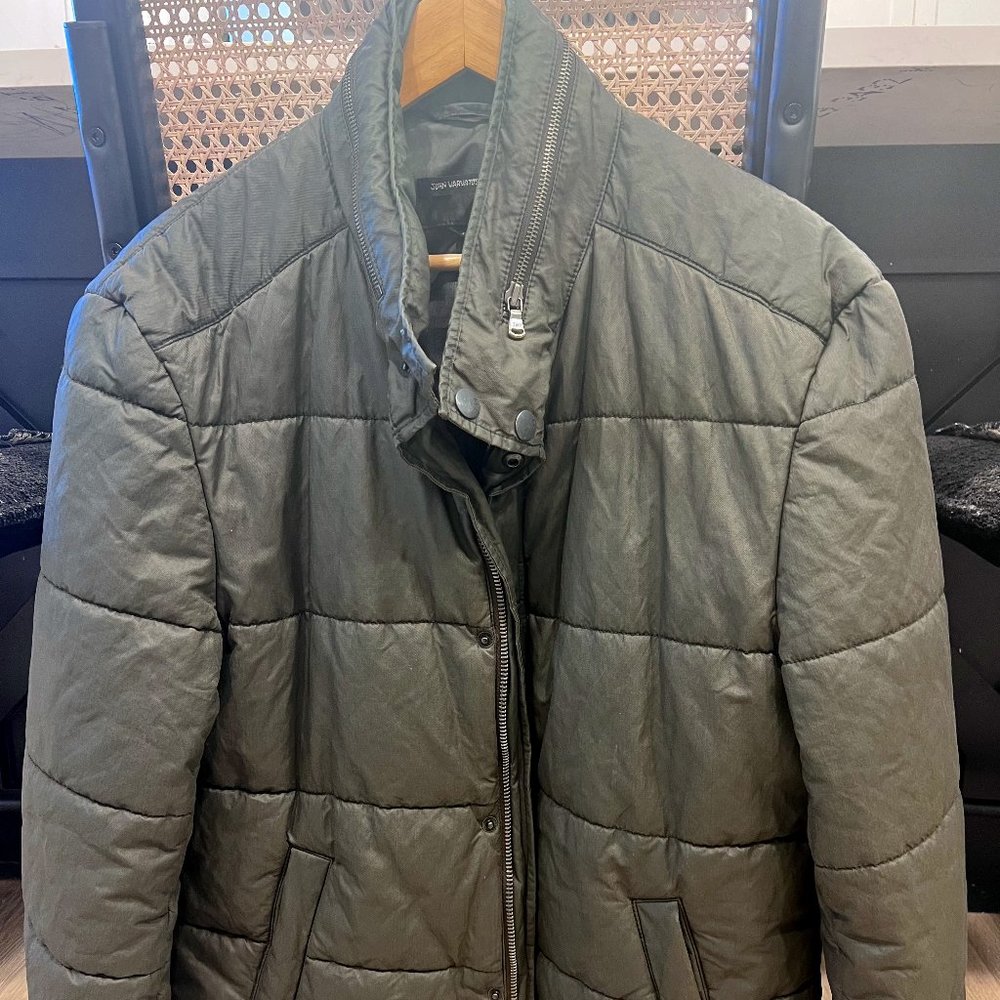 John Varvatos Star USA Quilted Hooded Puffer (XL)